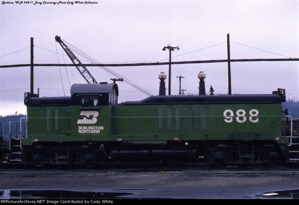 Burlington Northern NW5 988